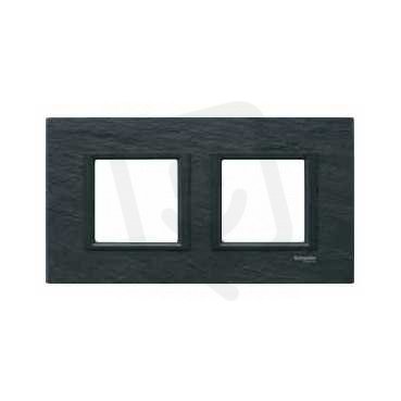 Unica Class Krycí rámeček dvojnásobný, Slate SCHNEIDER MGU68.004.7Z1