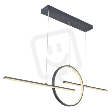 Závěsné svítidlo BARRAL grafit LED 50W 1300lm 3000-4500-6000K GLOBO 67121-50G