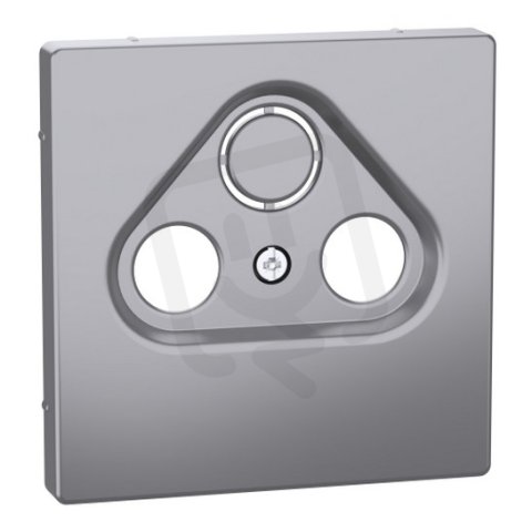 Centrální deska Merten D-Life pro anténní zásuvku 2/3 Stainless Steel