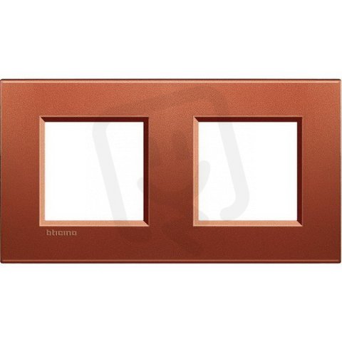 BTICINO LIVINGLIGHT RÁMEČEK HRANATÝ 2+2MODULOVÝ CIHLOVÝ LNA4802M2RK