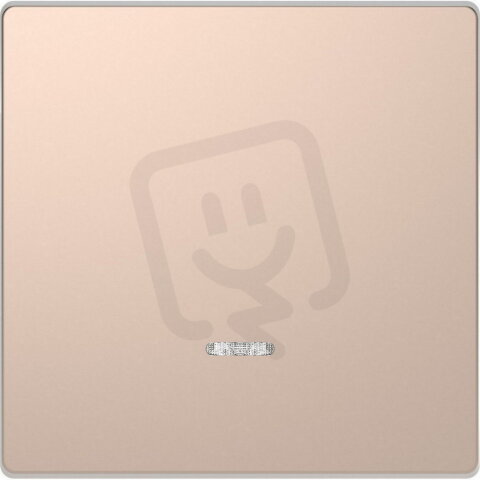 Kryt spínače Merten D-Life s průzorem kov Brushed Gold SCHNEIDER MTN3320-6051