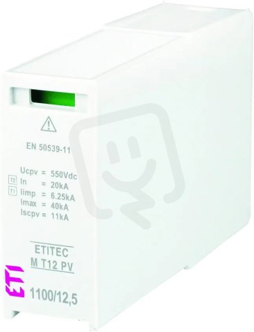 ETI Náhradní modul 5kA (10/350ľs),20kA (8/20ľs) 30kA (8/20ľs) 750V DC