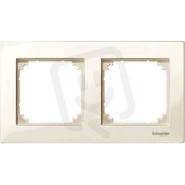 Merten Rámeček dvojnásobný, M-Plan, White Cream SCHNEIDER MTN515244