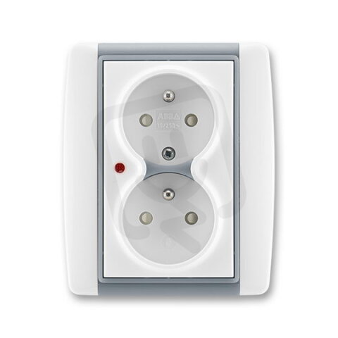ABB 5592E-C02359 04 Zásuvka dvojnásobná, s ochranou před přepětím