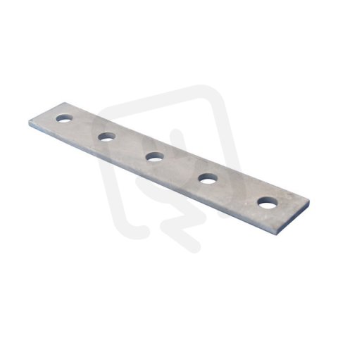 Plochý držák s pěti otvory, délka 210 mm ERICO ZEA105 387550