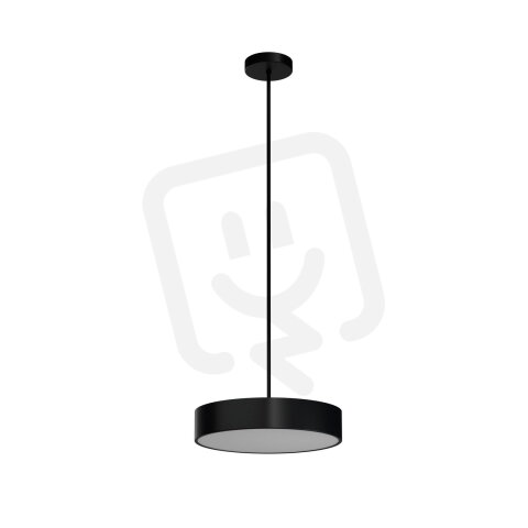 Přisazené svítidlo s plastovým stínidlem KRUGER P2 FO 2x10W IP40 E27 černá