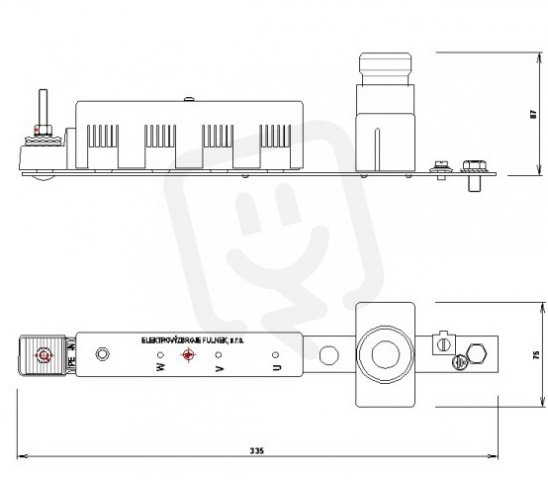 SR 561-27 Z/Un, IP20, stožár. rozvodnice
