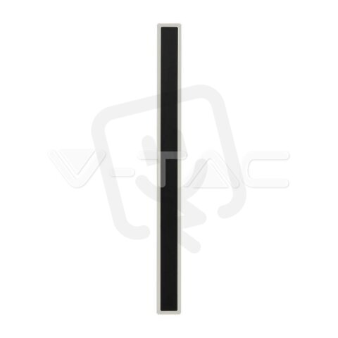 17W LED Wall Lamp Black Body 3000K IP65 V-TAC SKU6830