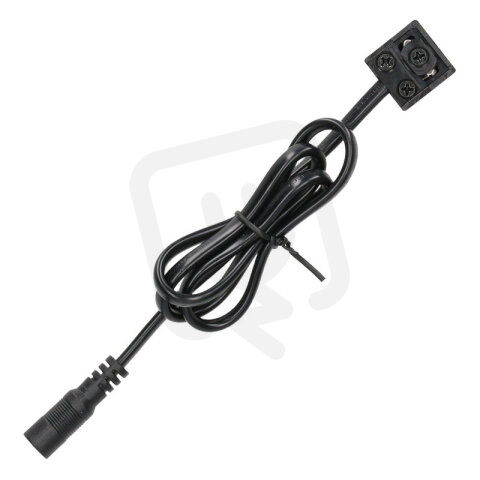 Konektor pro DC lištu s výstupním power konektorem (zásuvkou) max. 8A černá