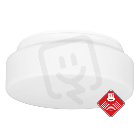 HECTOR Stropní sv. 1xE27, 24,5cm, IP44, HF, bílé ECOLITE W122-BI