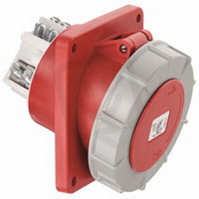 CEE zásuvka 5P/125A/400V IP67 vestavná šikmá ABL F54S388