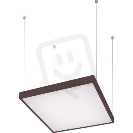 Závěsné svítidlo Quatro panel S 550x550 závěs hnědá 66W IP20 LED 4000K