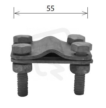 Zemnící svorka SR 03 K (4xM8), N V4A Kovoblesk 24259