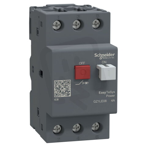 Easy TeSys magnetický jistič 4A SCHNEIDER GZ1LE08
