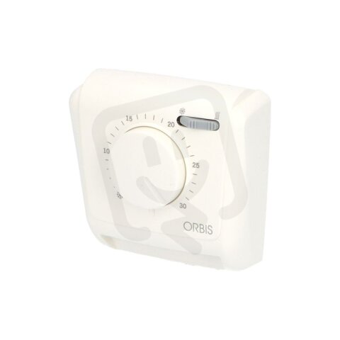 Termostat ORBIS CLIMA MLW, bytový, analogový, 10A (1,5A), 250V AC ORBIS 1000836