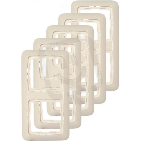 404601050 Profi-Pack: 5 Cover frames 2-f