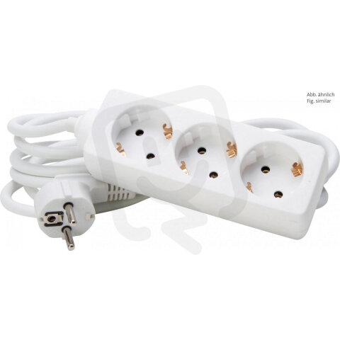 128688650 3-way multiple socket outlet,