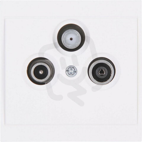 916113089 Antenna socket TV/RF/SAT singl