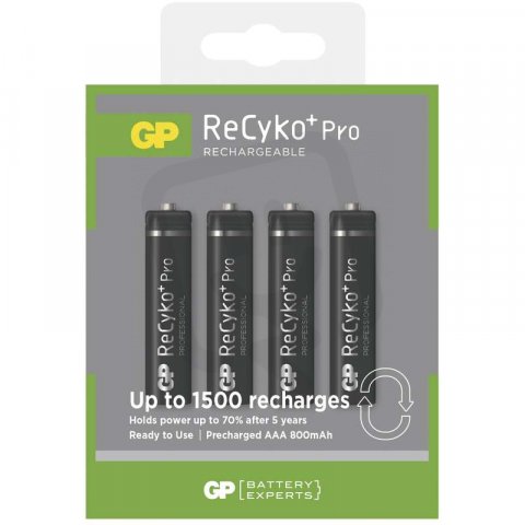 GP nabíjecí baterie ReCyko Pro HR03 4PB /1033114063/ B08184