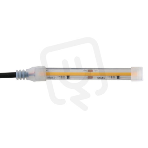 Silikonová koncovka - přívod napájení pro pásky COB IP67 šíře 12mm, 1ks