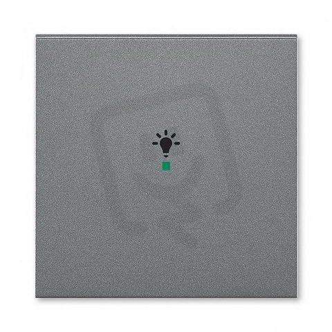 ABB Levit M Kryt 1násobný symbol osvětlení ocelová 6220H-A01001 69