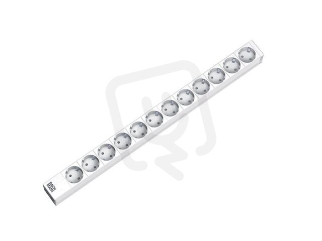 Bachman 333.413 ALU 1U 12xCEE7/3 power 2,0m CEE7/7 565mm