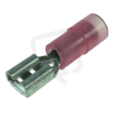 Objímka plochá poloizolovaná, 0,5-1,5mm2/6,3x0,8mm PA (RF-F608/PA) OPP 1,5-68/PA