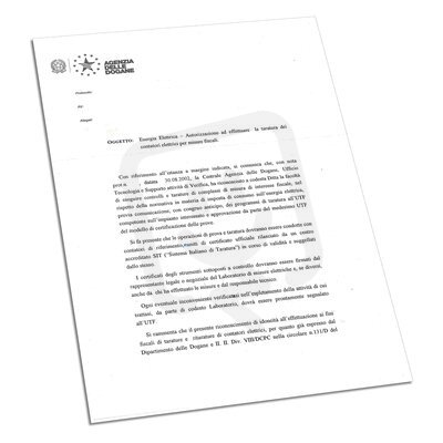 Lovato DMCERTUTF UTF certifikát