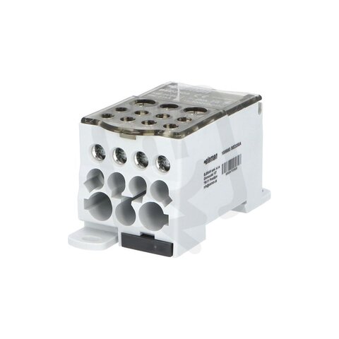 Blok pro rozdělení fází BED250A, 1P, Al/Cu, 250A, 1000V AC/DC, šedá,na DIN/panel