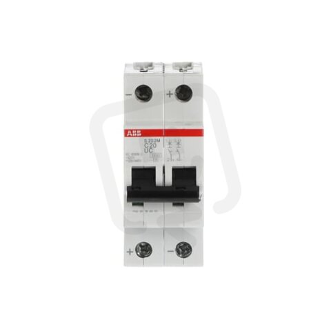 S202M-C20UC Jistič 2P 20A char. C ABB 2CDS272061R0204