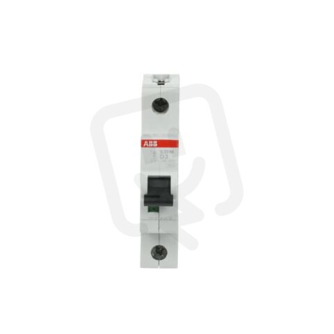 S201M-D3 1 fázový jistič 3 A char. D 10kA ABB 2CDS271001R0031