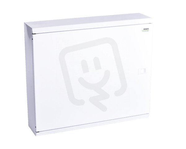 Rozvodnice NOARK EMFS4 96W na omítku, 4x24 mod, bílé dveře, vč NPE svorkovnice