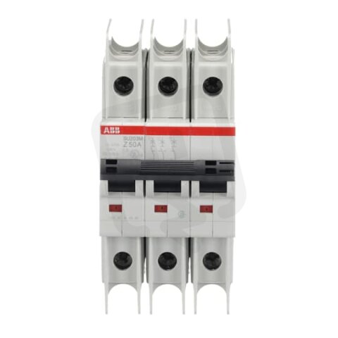 ABB SU203M-Z50 jistič char. Z 10kA 50A 3P  dle UL489 a CSA 22.2 No. 5