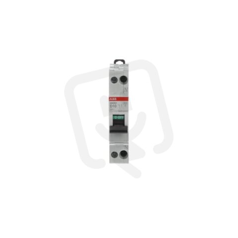 Jednofázový jistič s nulov. pólem SN201-D10 10 A char. D 6kA ABB 2CSS255101R0101