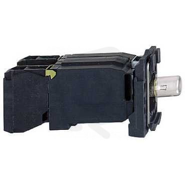 Schneider ZB5AW03D15 Polosestava objímky, 1 Z + 1 V, 110...120V, bílá