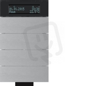 Tlačítkový senzor IR, 4-násobný s termostatem IQ Alu BERKER 75664694