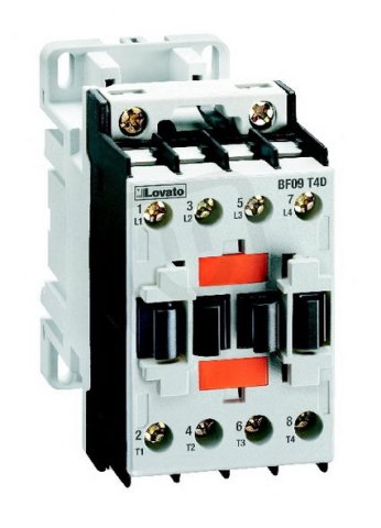 Lovato BF09T4A400 4P stykač Z 25A AC1 400/50-60