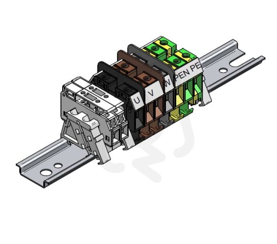 Stožárová výzbroj SV 6.10.4/2 (dva nosiče pojistek) ELEKTRO BEČOV H111315