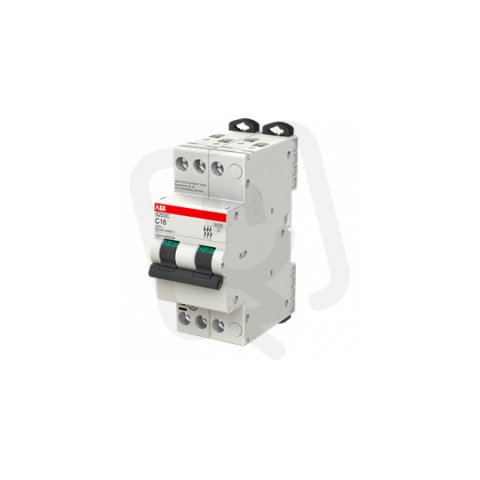 S203C-B16 3 fázový jistič v počtu modulů: 2 16A char. B 6kA ABB 2CDS253280R0165