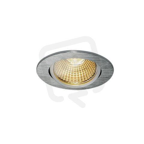 NEW TRIA kulaté LED svítidlo do stropu kartáč.hliník 1800-3000K 7,2W SLV 1001990