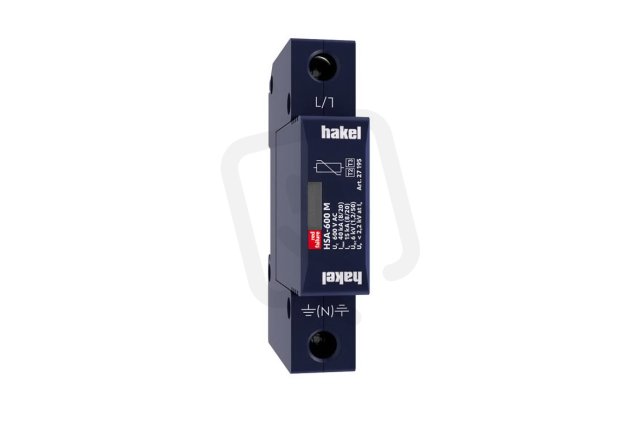 Svodič rázového přepětí HSA-600 M SPD typ 2+3 HAKEL 27550