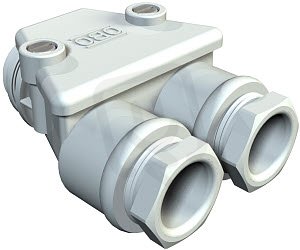 OBO 2024063 Vývodka kabel. dvojitá 113 M20 LGR