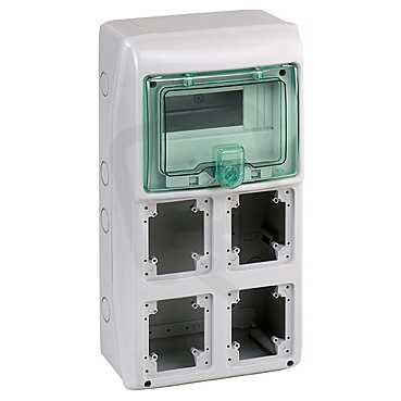 Schneider 13154 Kaedra zás. rozv. IP65 8 mod. 4 ot.