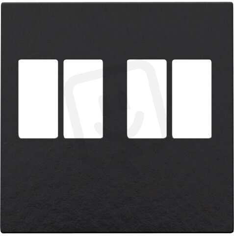 Středový kryt 2xREPRO-BAKELITE PIANO BLACK NIKO 200-69701