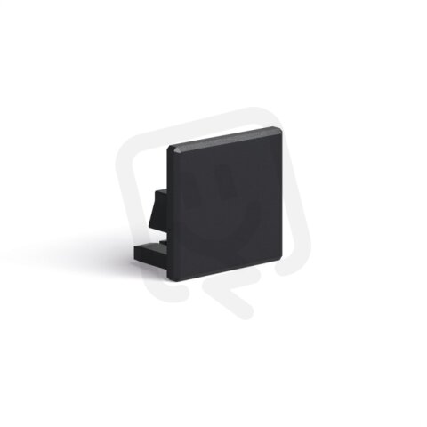 Záslepka KLUŚ MICRO-G pro AL profil, černá /24331/ ALUMIA C24319C07