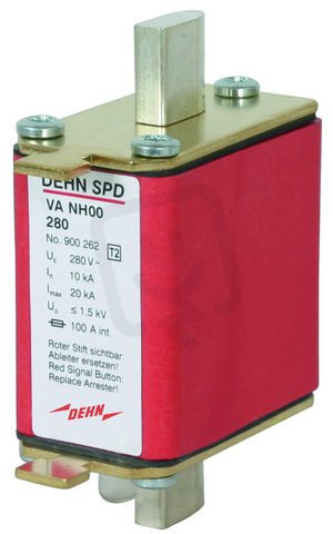 Svodič přepětí Typ 2, 1-pólový, 280V AC pro pojistkové základy NH00 DEHN 900262