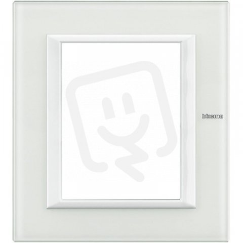 Legrand HA4826VBB BTAX RÁMEČEK 3+3M WHITE/SKLO