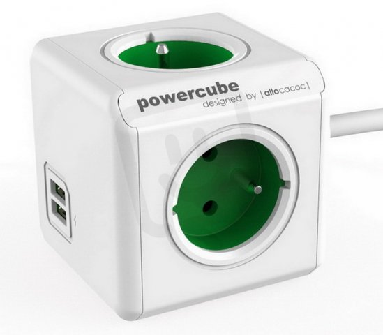 PowerCube EXTENDED USB zelená