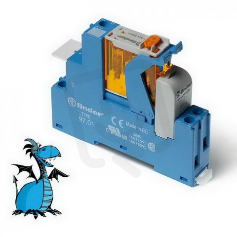 Vazební člen, 1P/16A, 230V AC, LED_V FINDER 4C.01.8.230.0060