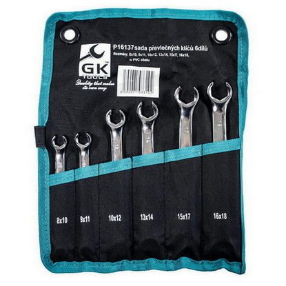 Sada klíčů převlečných 6dílů, PC6406 GK TOOLS P16137